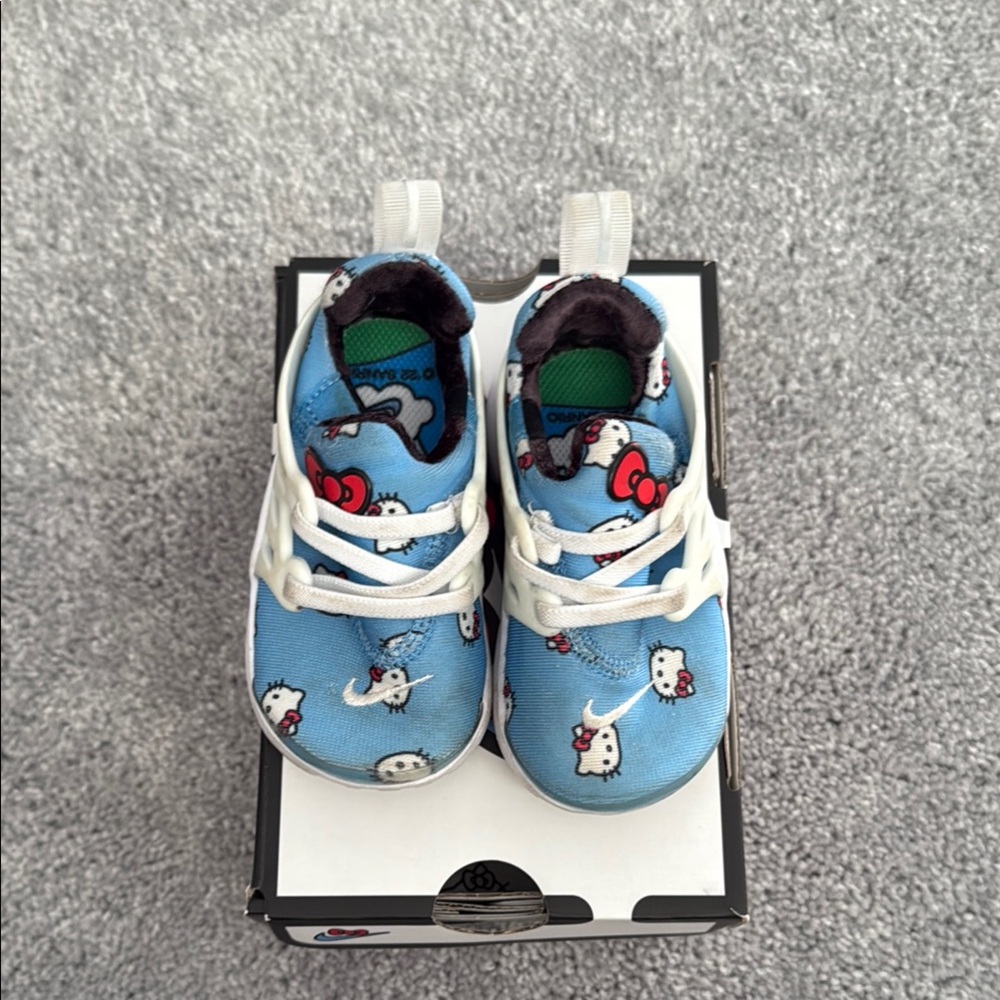 Hello Kitty Blue and White Sneakers